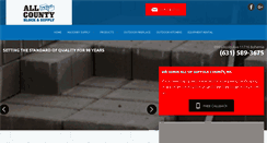 Desktop Screenshot of allcountyblock.com